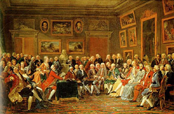 salon de Madame Geoffrin, par Anicet-Charles-Gabriel Lemonnier